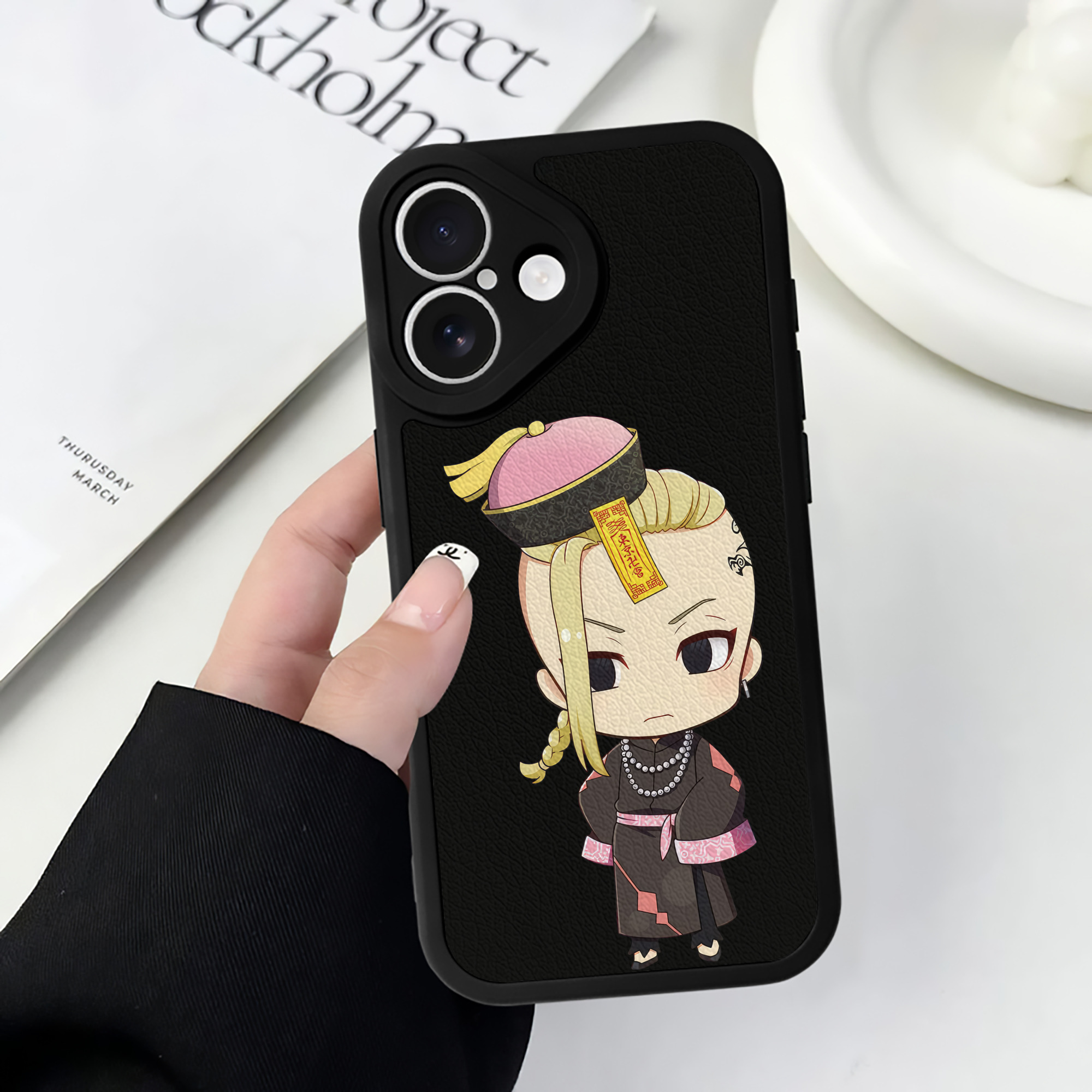 （画像用） 東京リベンジャーズ Tokyo Revengers 【iPhone 16シリーズ対応】シリコンスマホケース（レザー調） 材質：シリコン